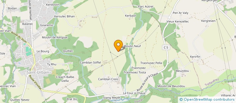 localisation de l'entreprise GROUP D'EMPL CAMSSOU  SAINT-URBAIN