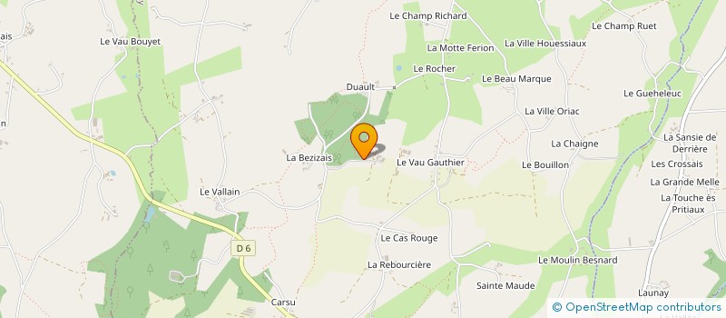 localisation de l'entreprise GROUP D'EMPLOYEUR DU DOLMEN DU CAS ROUGE  TREBRY