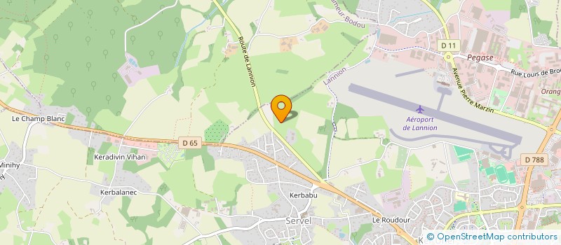 localisation de l'entreprise GROUP.D'EMPLOYEURS DE KERNEAN KROAZ MIN à LANNION