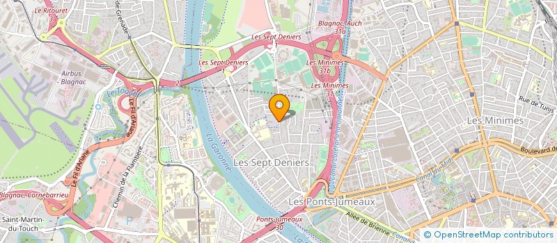 localisation de l'entreprise GROUP D'INSTALLATEURS RESEAUX CABLES à TOULOUSE