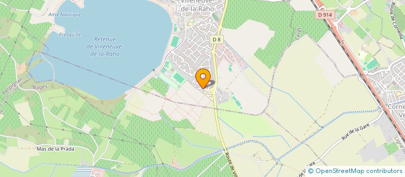 localisation de l'entreprise GROUP DCB  VILLENEUVE-DE-LA-RAHO