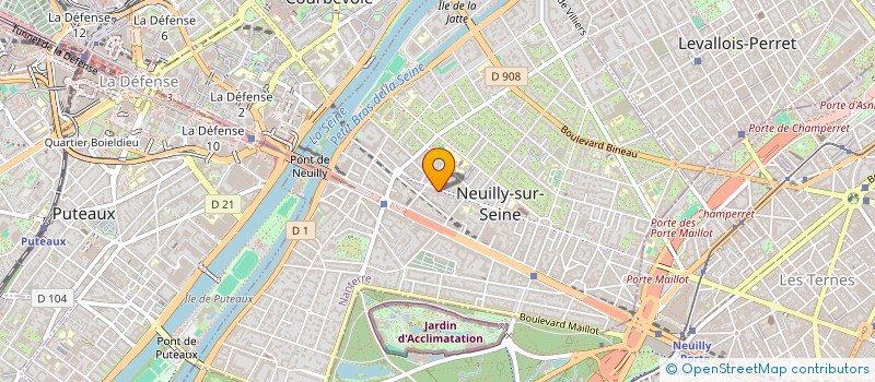 localisation de l'entreprise GROUP DE LIAISONS LOGISTIQUES à NEUILLY-SUR-SEINE