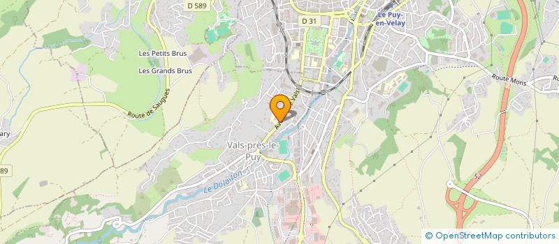 localisation de l'entreprise GROUP DEFEN SANIT BETAIL HTE LOIRE à VALS-PRES-LE-PUY