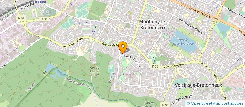 localisation de l'entreprise GROUP DEFENSE SANITAIRE ABEILLES IDF à MONTIGNY-LE-BRETONNEUX