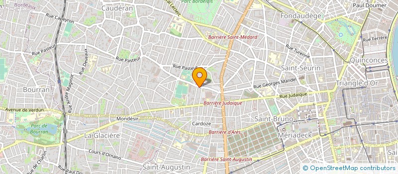 localisation de l'entreprise GROUP DEFENSE SANITAIRE BETAIL GIRONDE à BORDEAUX