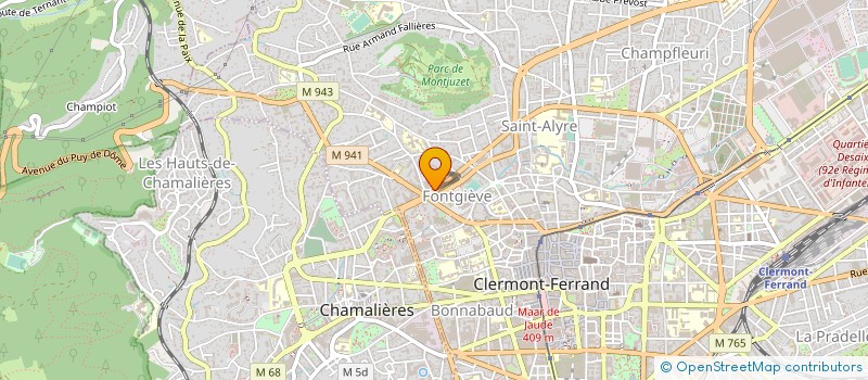 localisation de l'entreprise GROUP DES CREAT D'ENTRE DU PDD  CLERMONT-FERRAND