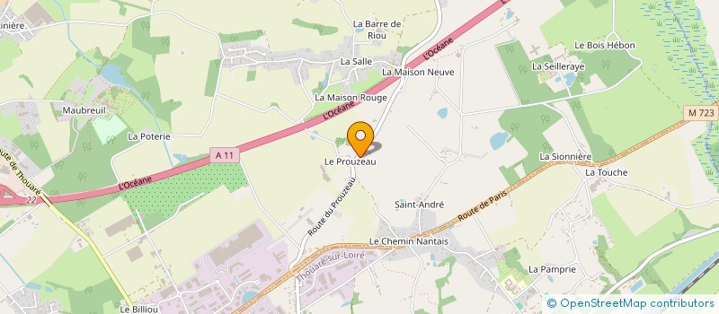 localisation de l'entreprise GROUP DES PRODUCTEUR MARAICH NANTAIS  CARQUEFOU