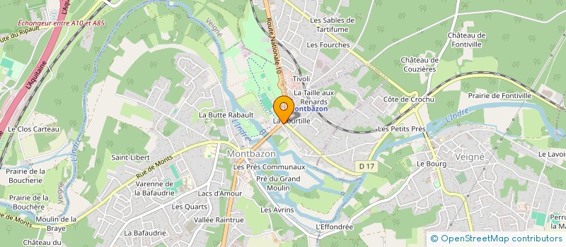 localisation de l'entreprise GROUP DESIGN à MONTBAZON
