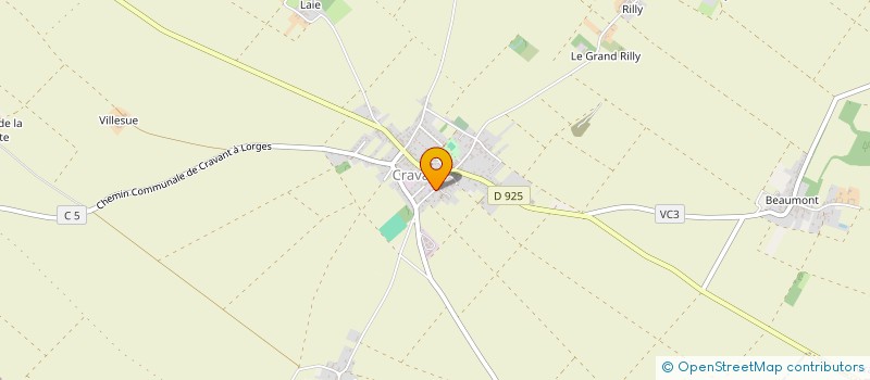 localisation de l'entreprise GROUP DEVEL AGRI PETITE BEAUCE à CRAVANT