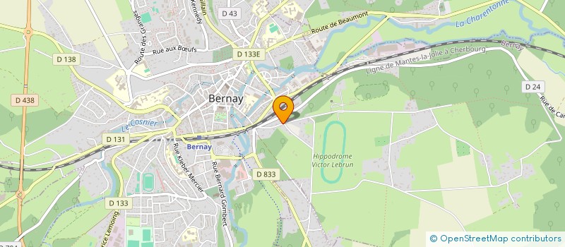 localisation de l'entreprise GROUP DEVELOP LIEUVIN SUD  BERNAY