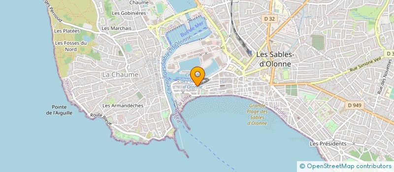 localisation de l'entreprise GROUP E-MOTION à LES SABLES-D'OLONNE