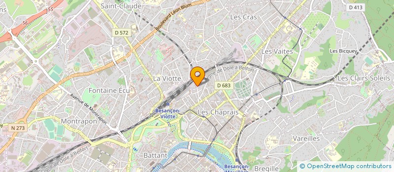 localisation de l'entreprise GROUP ECO ENVIRONEMENT à BESANCON