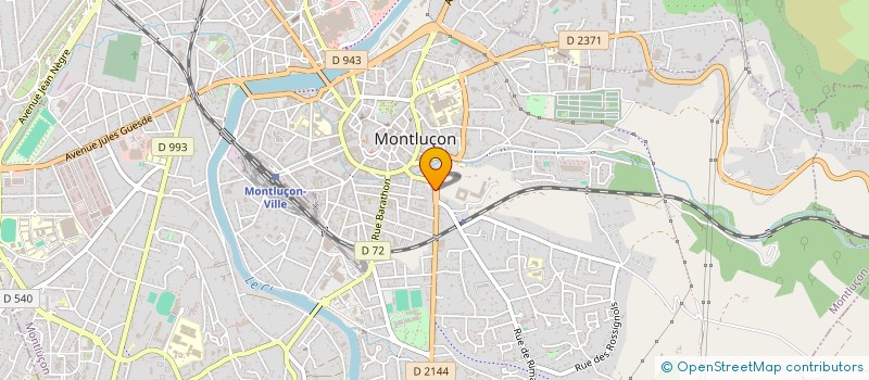 localisation de l'entreprise GROUP ECO SOLUTION IMMOBILIER à MONTLUCON