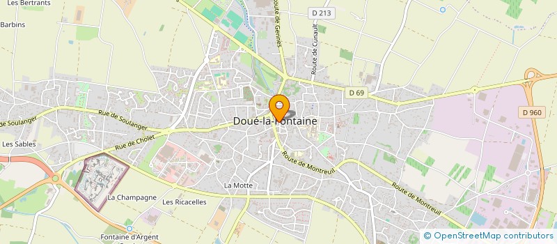 localisation de l'entreprise GROUP ECONOM COMMERC DOUE à DOUE-EN-ANJOU