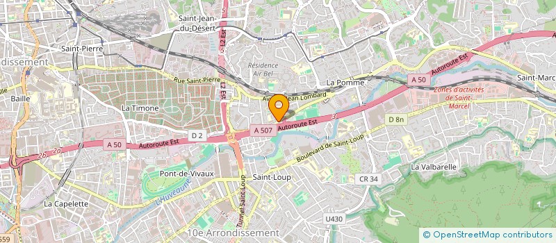 localisation de l'entreprise GROUP ELITE DISTRIBUTION à MARSEILLE