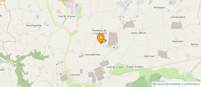 localisation de l'entreprise GROUP EMP DE GOAS A LOUARN à CLEDER