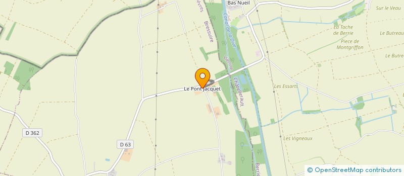 localisation de l'entreprise GROUP EMPL CANAL DE LA DIVE  TOURTENAY