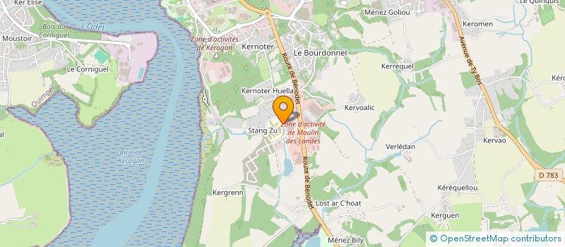 localisation de l'entreprise GROUP EMPL INSERTION QUAL BAT TRAV... à QUIMPER