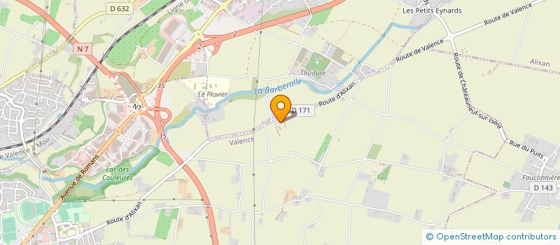 localisation de l'entreprise GROUP EMPL MICHAUD à VALENCE