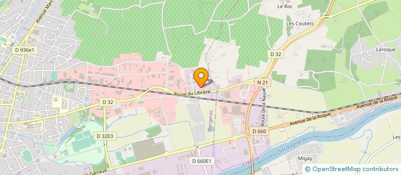 localisation de l'entreprise GROUP EMPLOY INSERT QUALIFIC DORDOGNE à BERGERAC