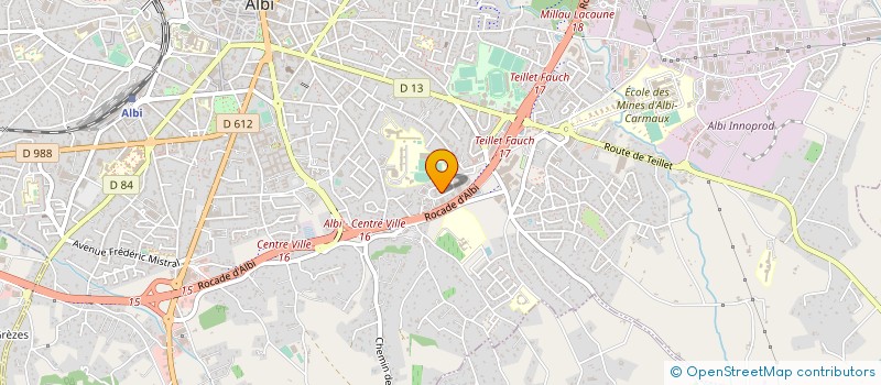 localisation de l'entreprise GROUP EMPLOY PROF LIBER ASSUJ HTE GARONN à ALBI