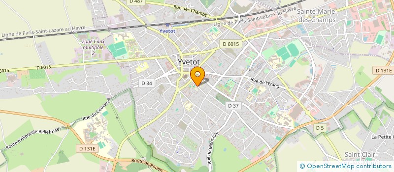 localisation de l'entreprise GROUP EMPLOYEUR PAYSANNE REMPLACEMENT  YVETOT