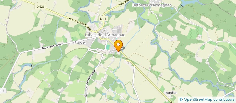 localisation de l'entreprise GROUP EMPLOYEURS AGRICOLES DES BASTIDES à LABASTIDE-D ARMAGNAC