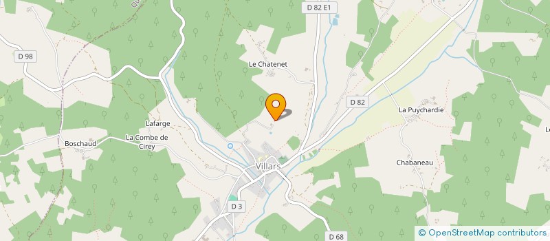 localisation de l'entreprise GROUP EMPLOYEURS DU PERIGORD VERT  LA CHAPELLE-FAUCHER