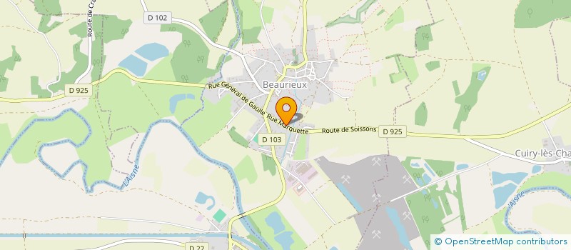 localisation de l'entreprise GROUP.EMPLOYEURS DU VAL D'AISNE à BEAURIEUX