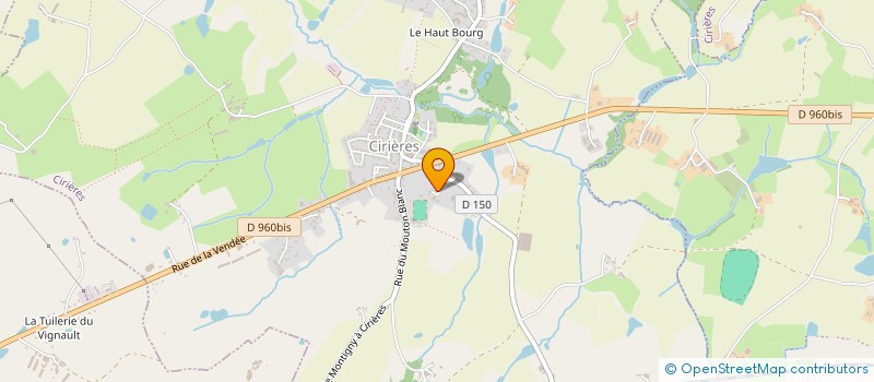 localisation de l'entreprise GROUP EMPLOYEURS NATURVAL  CIRIERES