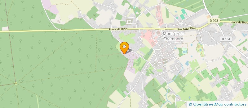 localisation de l'entreprise GROUP EMPLOYEURS SYLVICOLE BERRY-SOLOGNE  MONT-PRES-CHAMBORD