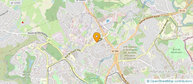 localisation de l'entreprise GROUP ENTRE FRANC LUTTE CONTRE CANCER à MONTPELLIER