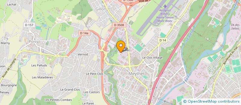 localisation de l'entreprise GROUP' ERD à ANNECY