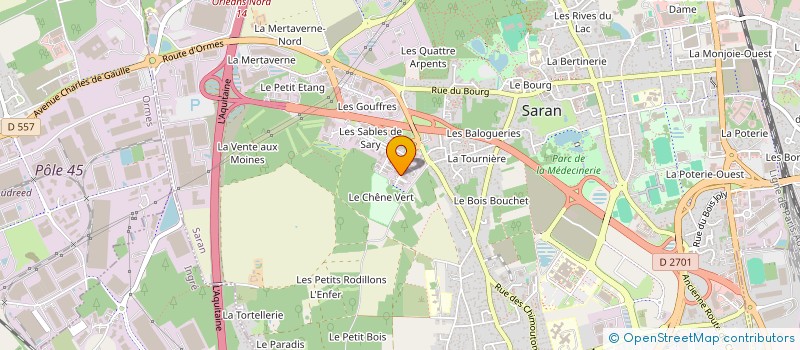 localisation de l'entreprise GROUP'ETANCHE à SARAN