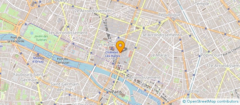 localisation de l'entreprise GROUP ETU RECHER ENSEI MANA à PARIS