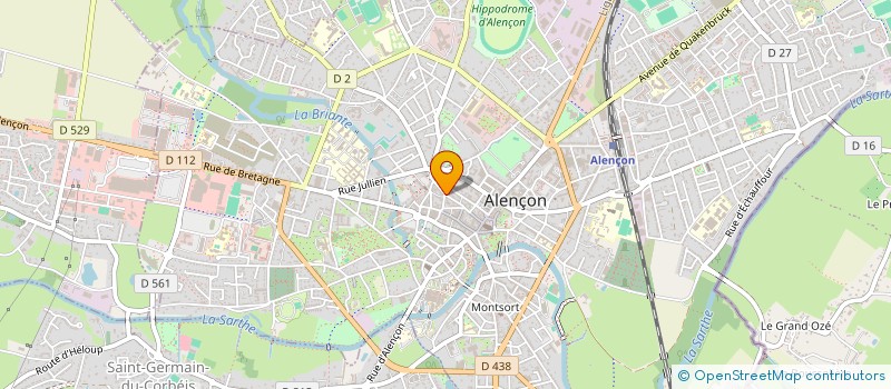 localisation de l'entreprise GROUP ETUD RECHERCH MANAG ECONOMI SOLIDA à ALENCON
