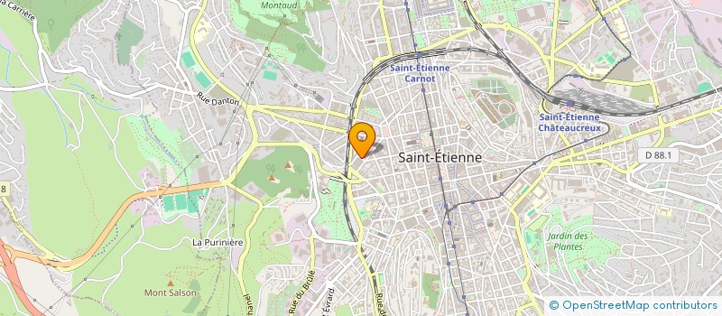 localisation de l'entreprise GROUP ETUDE INSTALL GENIE CHIM à SAINT-ETIENNE