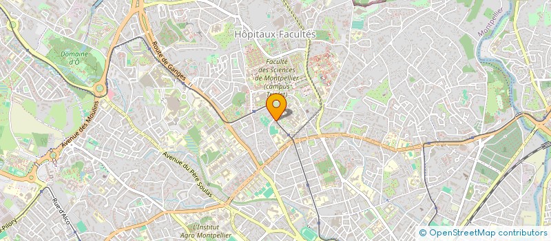 localisation de l'entreprise GROUP ETUDE PHARM EXPERIMENTALE ET CLINI à MONTPELLIER