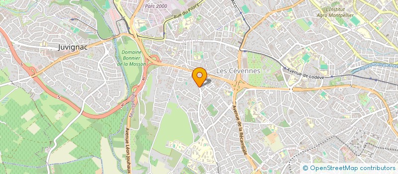 localisation de l'entreprise GROUP ETUDE PROMOT CHIRUR MAIN à MONTPELLIER