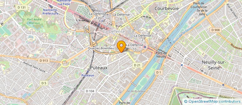 localisation de l'entreprise GROUP ETUDE SECURITE INDUSTRI PETROLIERE à PUTEAUX