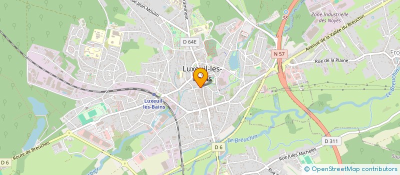localisation de l'entreprise GROUP EUROP FINANC ETUDES COMMERCIALES  LUXEUIL-LES-BAINS
