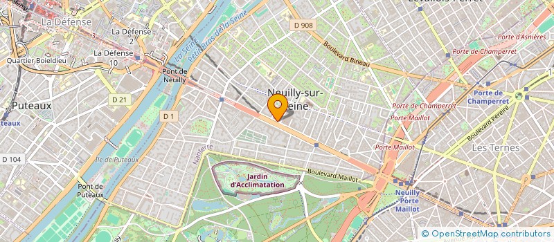 localisation de l'entreprise GROUP EUROP PROFESSION COMMERCE INDUSTRI à NEUILLY-SUR-SEINE