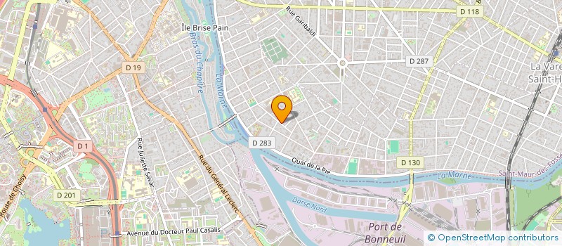 localisation de l'entreprise GROUP EUROP PROTECT ET SERVIC PRIVE  SAINT-MAUR-DES-FOSSES