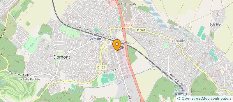 localisation de l'entreprise GROUP EZEL BATIMENT  DOMONT