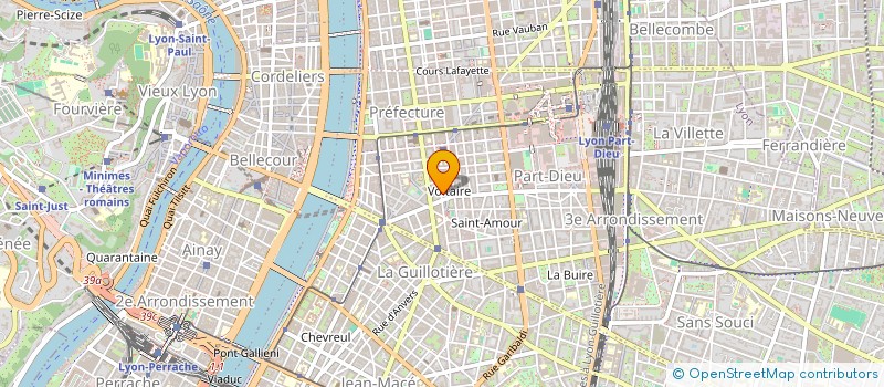 localisation de l'entreprise GROUP FEDERA MUSICALE REGION RHONE-ALPES  LYON