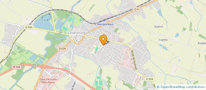 localisation de l'entreprise GROUP FGB INVEST à L'ISLE-JOURDAIN