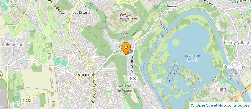 localisation de l'entreprise GROUP FOLKLORIQUE ILE FRANCE à VAUREAL