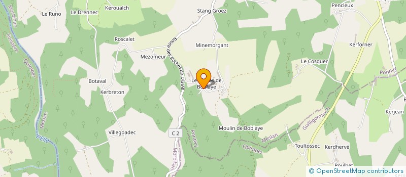 localisation de l'entreprise GROUP FONC RURAL DU MANOIR DE BOBLAYE  MESLAN