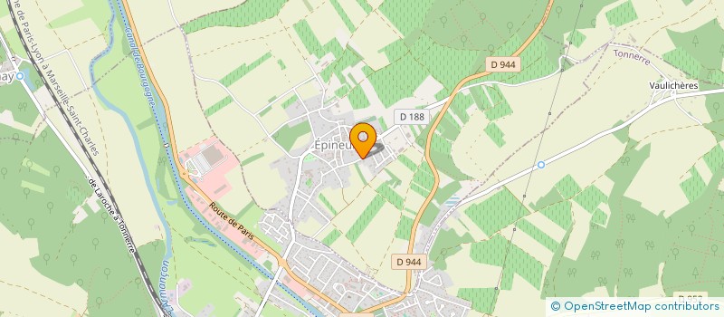 localisation de l'entreprise GROUP. FONCIER AGR. MICHAUT DESVIGNES  EPINEUIL