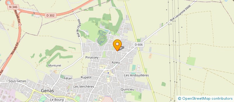 localisation de l'entreprise GROUP FONCIER AGRI MONT REVOIS  GENAS